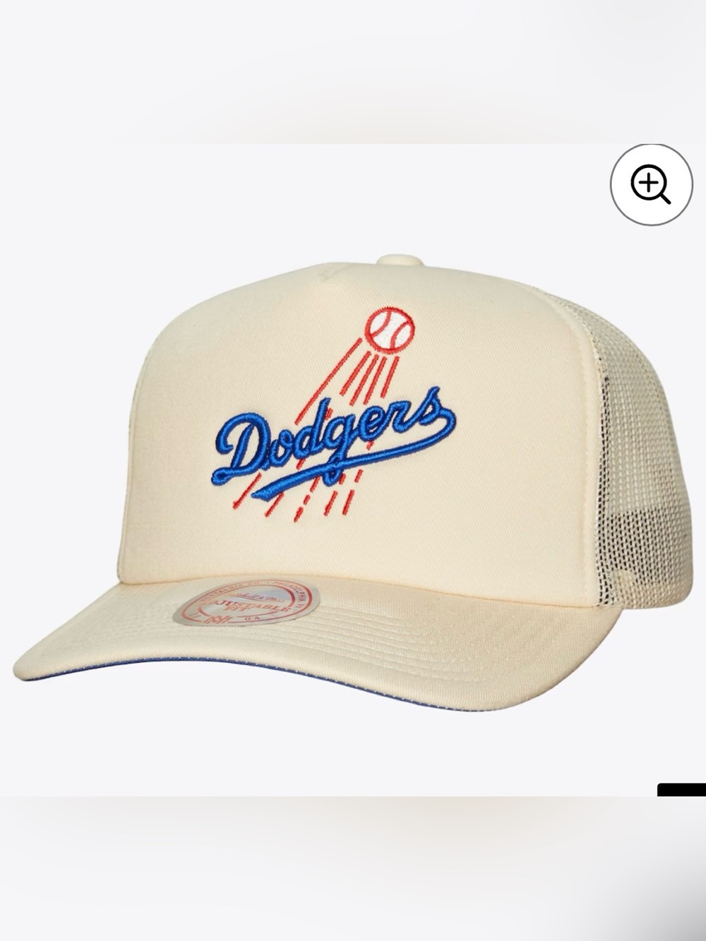 LA Dodgers Mitchell & Ness Cooperstown Collection Mesh Trucker SnapBack Hat